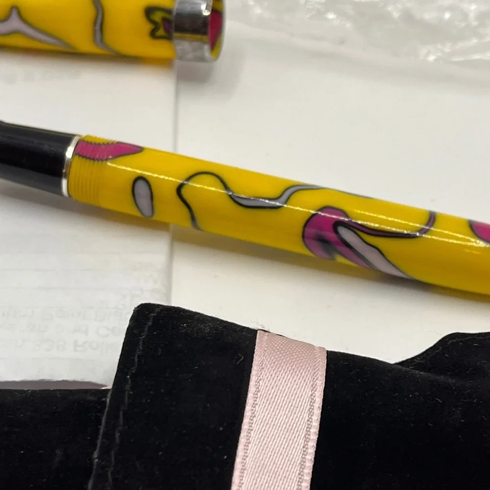 Andy Warhol Marilyn‎ Pen by Recife Rollerball Pen Yellow Pop Art Limited Edition